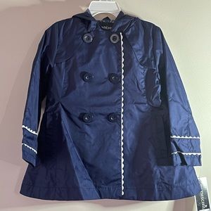 ROTHSCHILD Hooded Rain Jacket  Color: Navy Blue Size:3T.  New with tags.